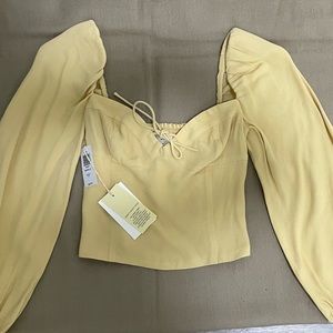 Aritzia Wildfred Novella Blouse Size 2XS